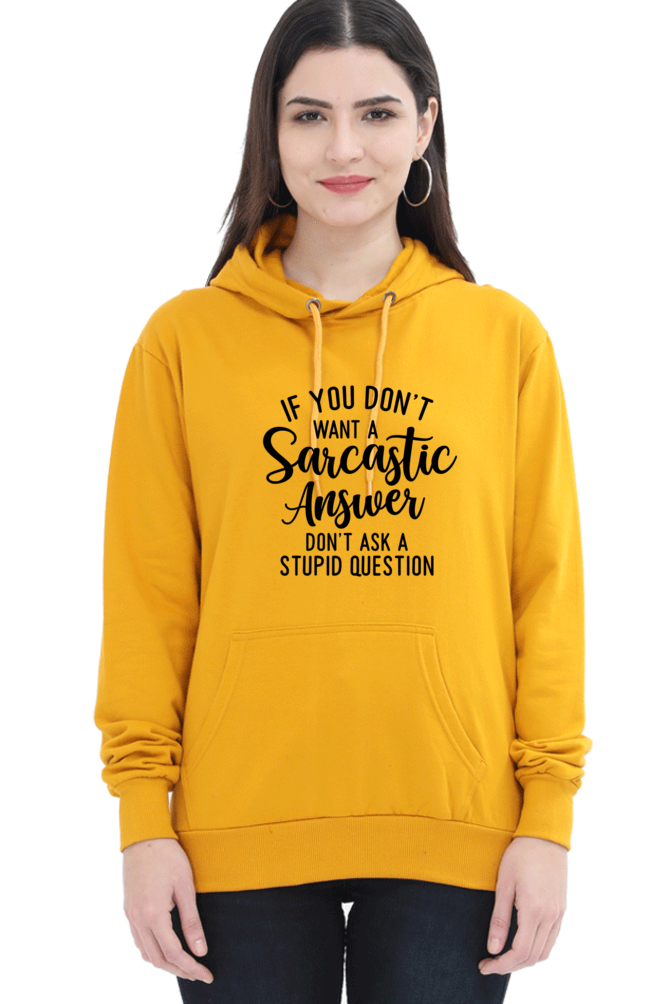CozyHoodie-  Full-Sleeve Solid Sweatshirt for Women