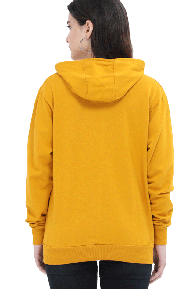 CozyHoodie-  Full-Sleeve Solid Sweatshirt for Women