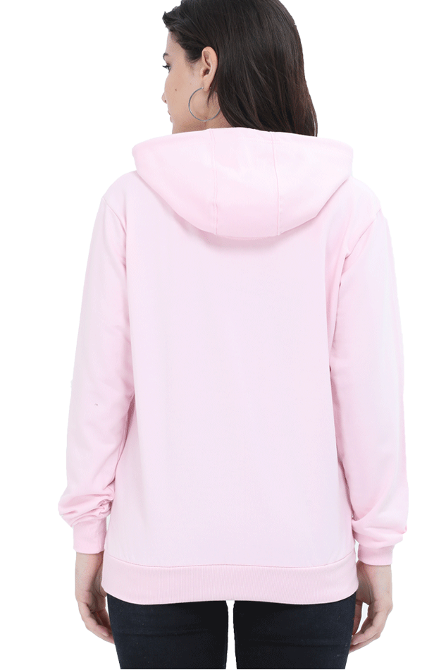 CozyHoodie-  Full-Sleeve Solid Sweatshirt for Women
