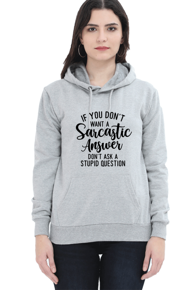 CozyHoodie-  Full-Sleeve Solid Sweatshirt for Women